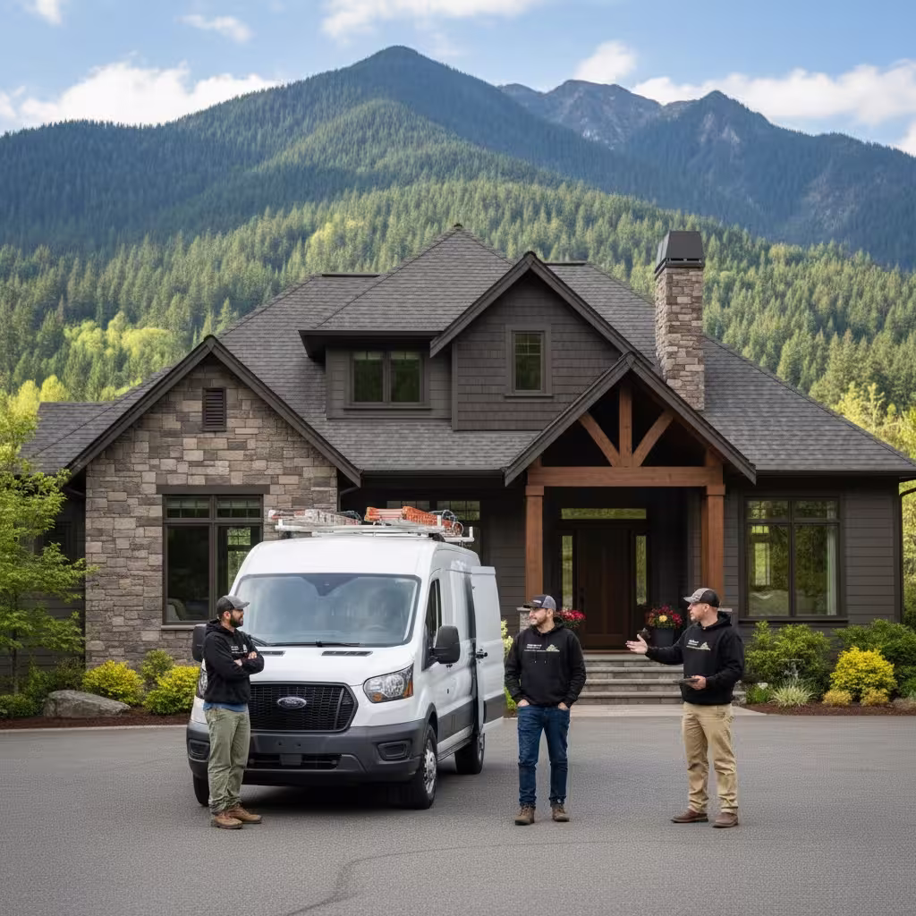 Alpine Creative Electrical electricians working in North Bend Washington